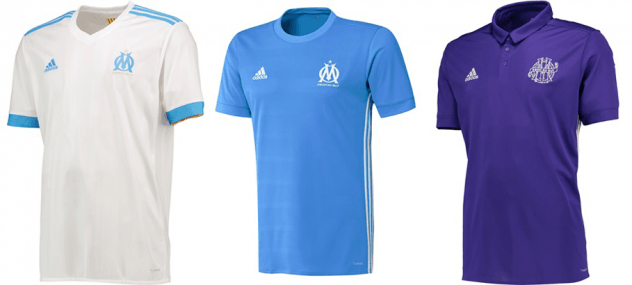 maillot entrainement Olympique de Marseille 2017